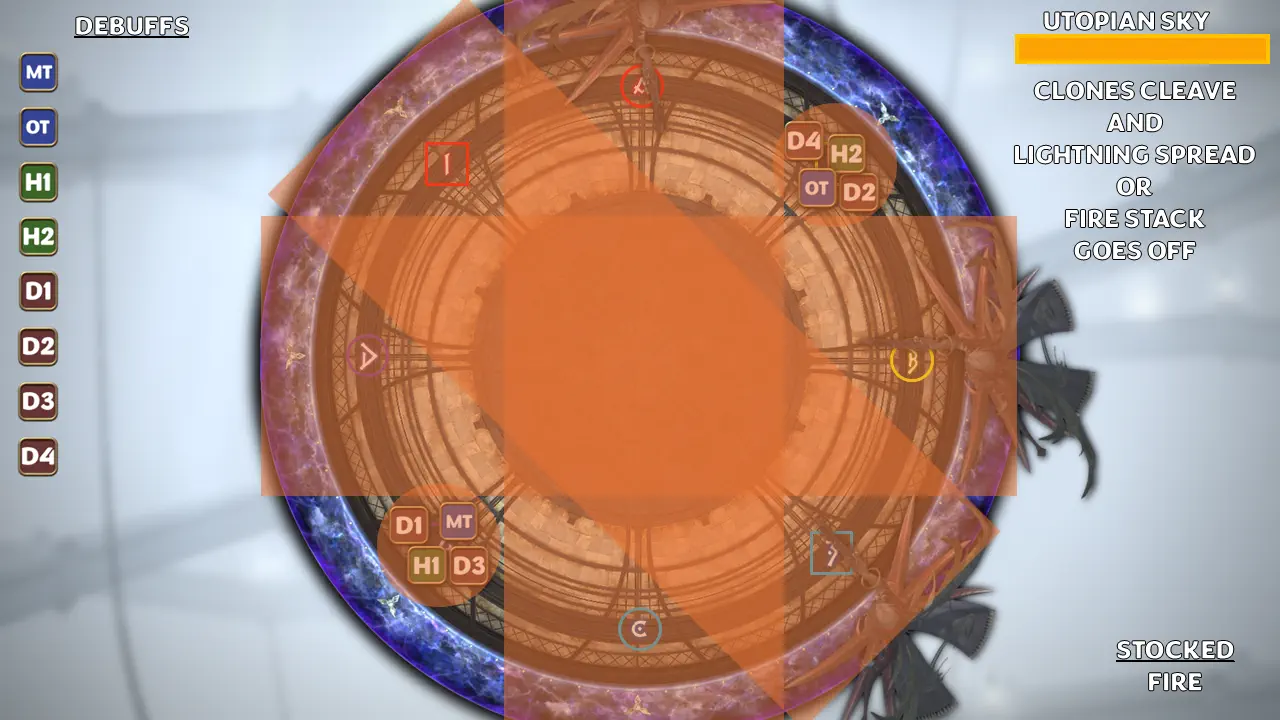 Utopian Sky fire stack
